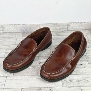 L.L. Bean Men's Casco Bay Loafers 299805 Venetian Mocs Boat Shoes Size 8.5 D VTG